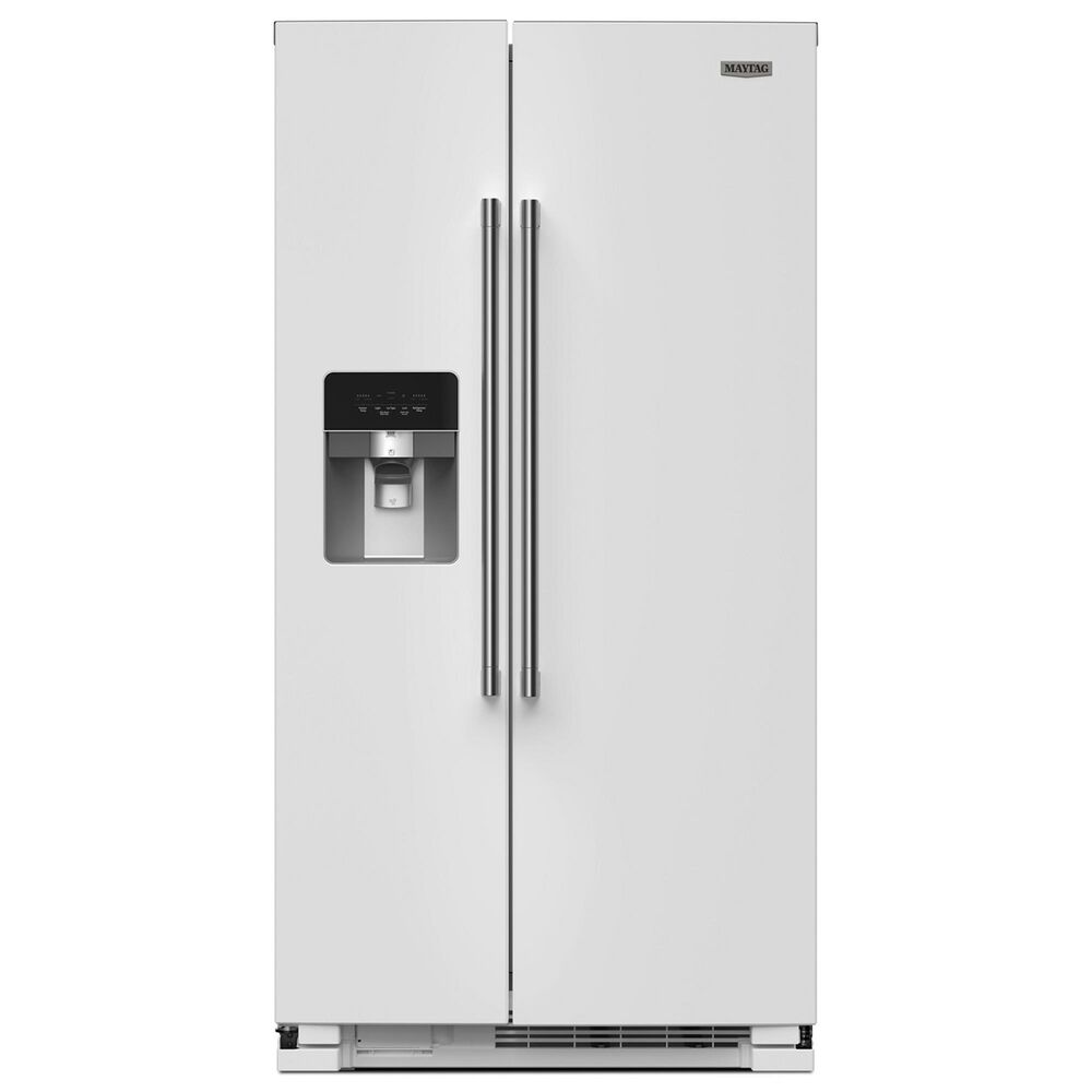 Maytag 25 Cu. Ft. Side-by-Side Refrigerator in White, , large