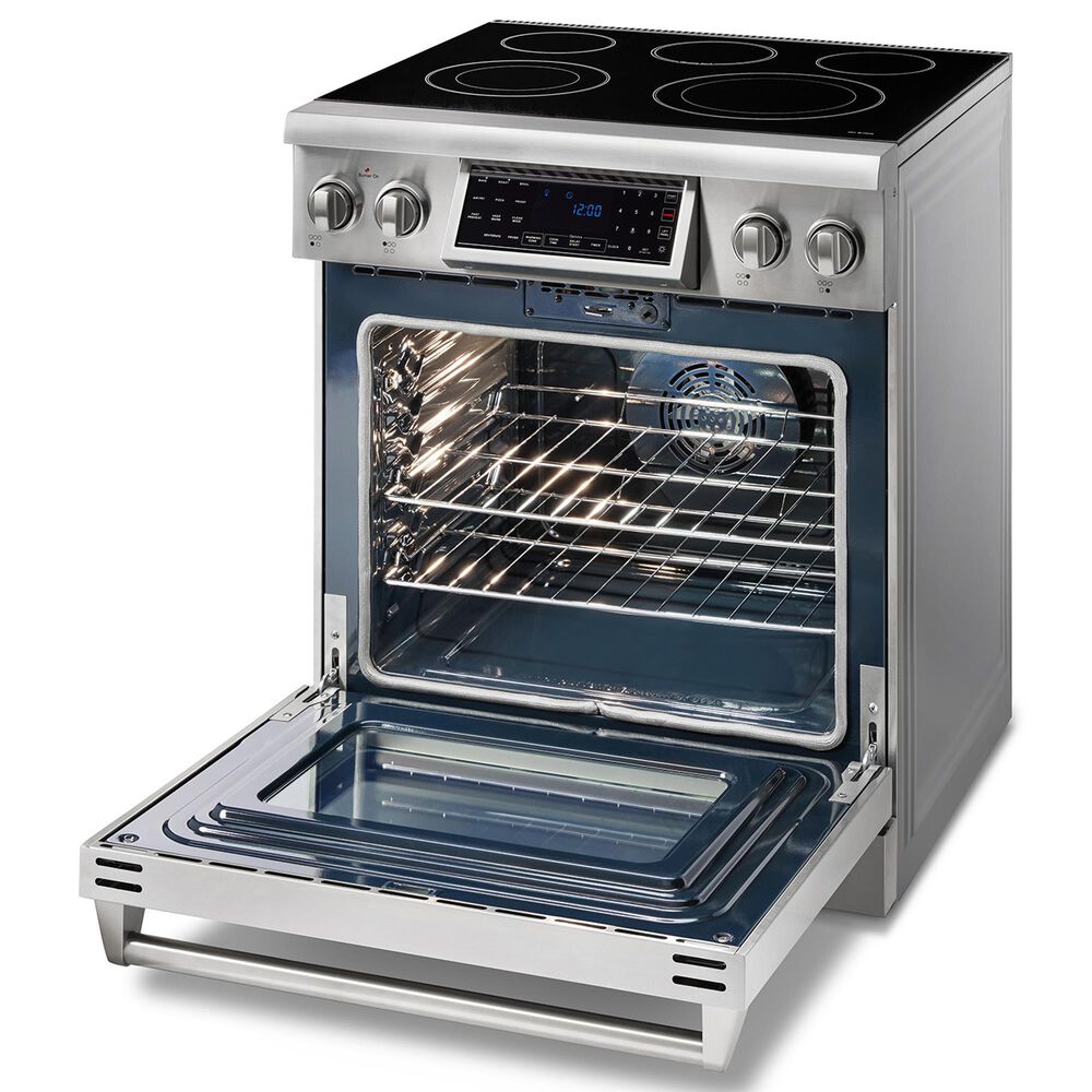 Thor Kitchen 30&quot; Professional Electric Range with Storage Drawer in Stainless Steel, , large
