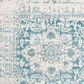 Safavieh Madison MAD603J 5" Square Teal and Ivory Area Rug, , large