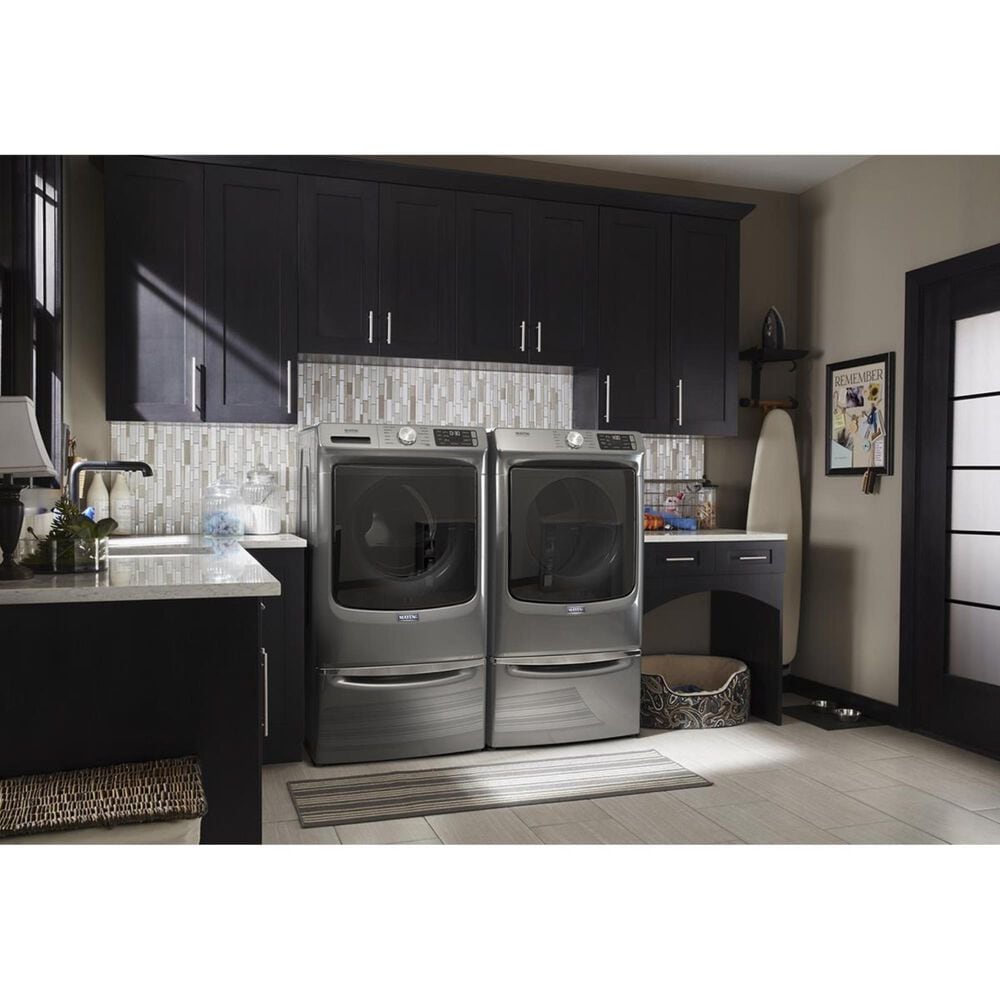 Maytag 7.3 Cu. Ft. Electric Dryer with 12 Dry Cycles in Metallic Slate, , large