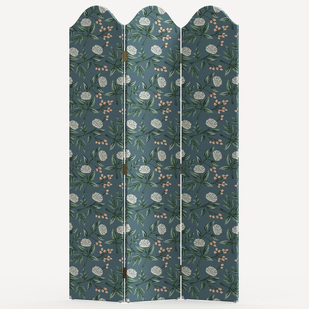 Rifle Paper Co Crafted by Cloth and Company Edes Screen in Peonies Emerald, , large