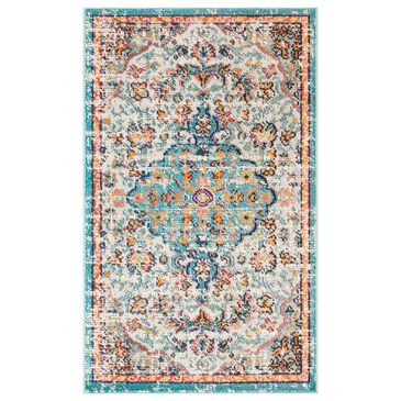 Safavieh Madison MAD447F 2"2" x 4" Grey and Light Blue Scatter Rug, , large