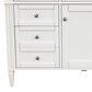 James Martin Brittany 48" Single Bathroom Vanity in Bright White with 3 cm Eternal Serena Quartz Top and Rectangle Sink, , large