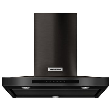 Whirlpool 30" Wall Mount Canopy Hood in Black Stainless, , large