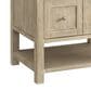 James Martin Breckenridge 30" Single Vanity in Whitewashed Oak with 3 cm Victorian Silver Quartz Top, , large