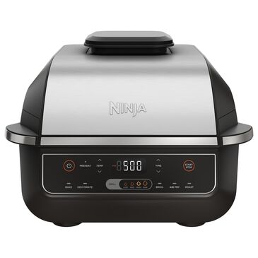 Ninja Foodi 6-in-1 Indoor Grill and 4-Quart Air Fryer in Black and Stainless Steel, , large