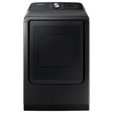 Samsung 7.4 cu. ft. Smart Electric Dryer with Steam Sanitize+ in Brushed Black, , large
