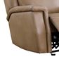 Italiano Furniture Cambria Power Glider Recliner with Power Headrest in Saddle, , large