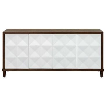 Wycliff Bay Stellar 80" TV Console in Brown and White, , large