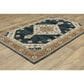 Oriental Weavers Andorra 8"6" x 11"7" Blue and Orange Area Rug, , large