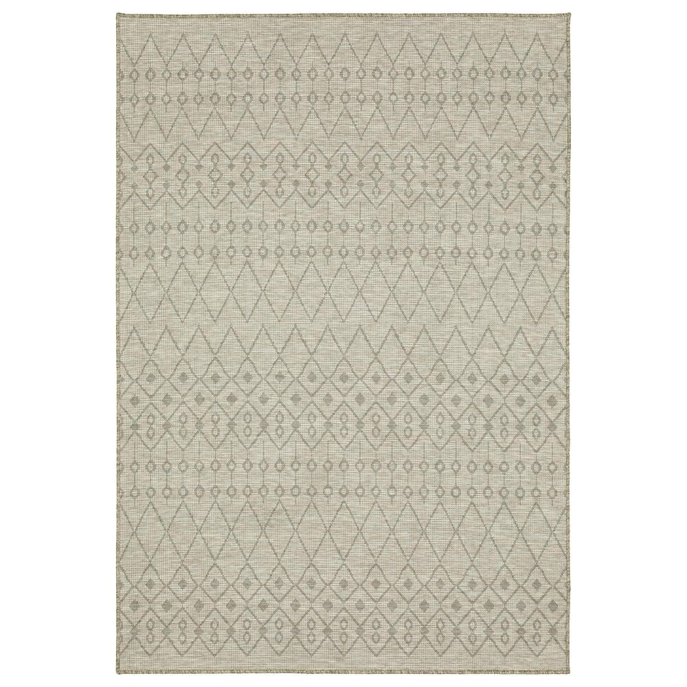 Oriental Weavers Tortuga TR04A 5"3" x 7"3" Beige and Black Area Rug, , large