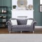 Morden Fort America 2-Piece Living Room Set in Grey Velvet, , large