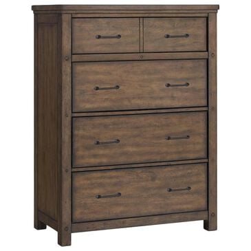 Samuel Lawrence Cambridge 5-Drawer Chest in Brown, , large