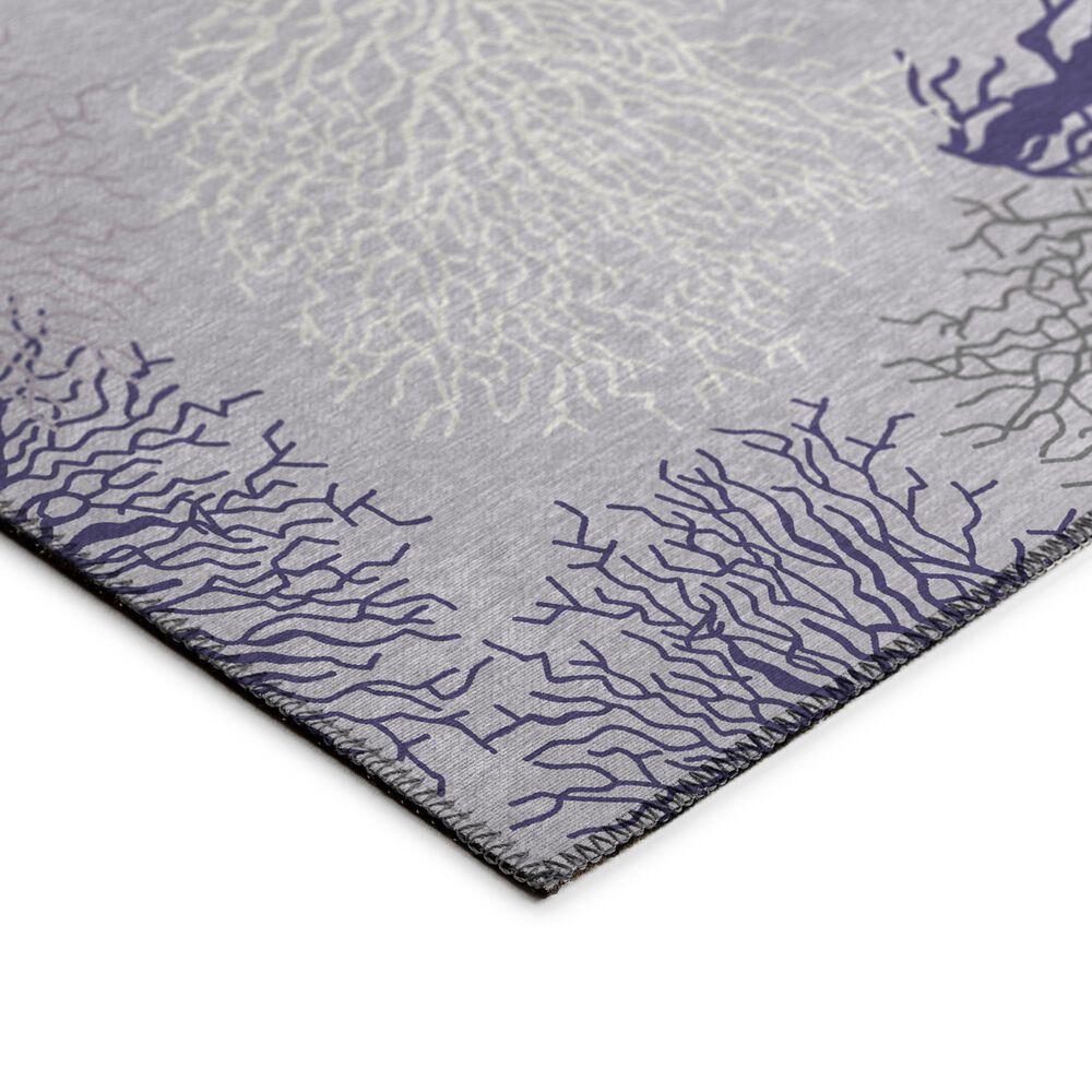 Dalyn Rug Company Seabreeze Animal Print 1&#39;8&quot; x 2&#39;6&quot; Lavender Area Rug, , large