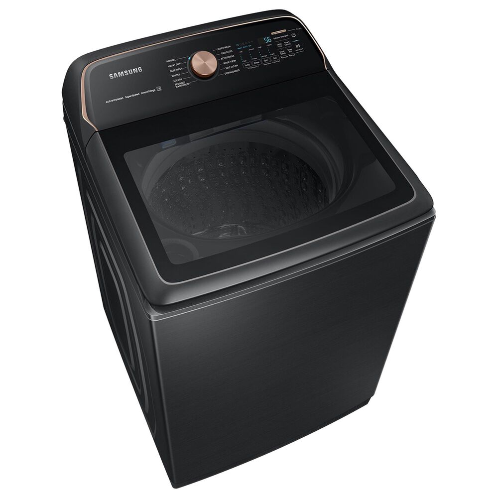 Samsung 5.5 Cu. Ft. Smart Top Load Washer with Auto Dispense System in Brushed Black, , large