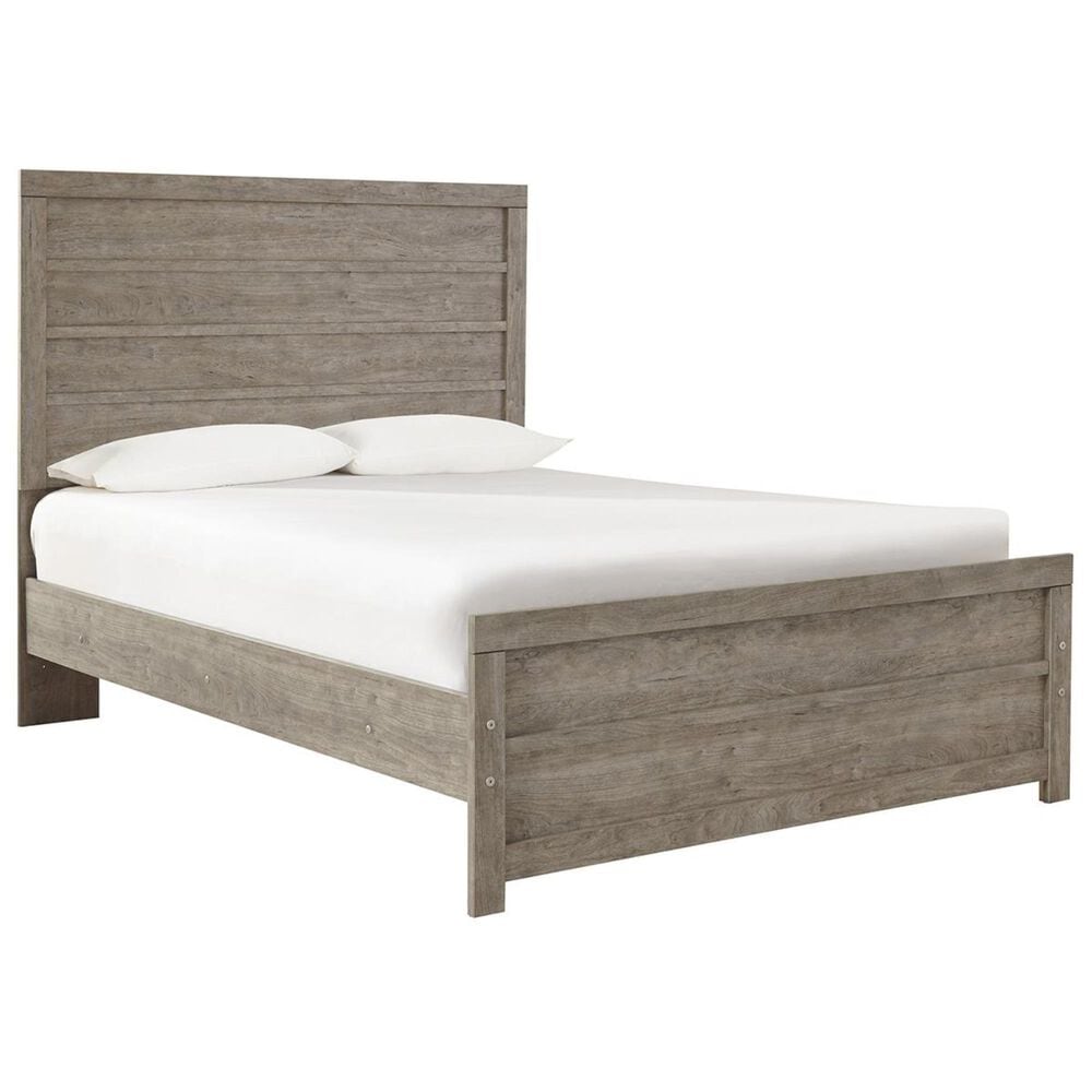 Signature Design by Ashley Culverbach Full Panel Bed in Driftwood Gray, , large