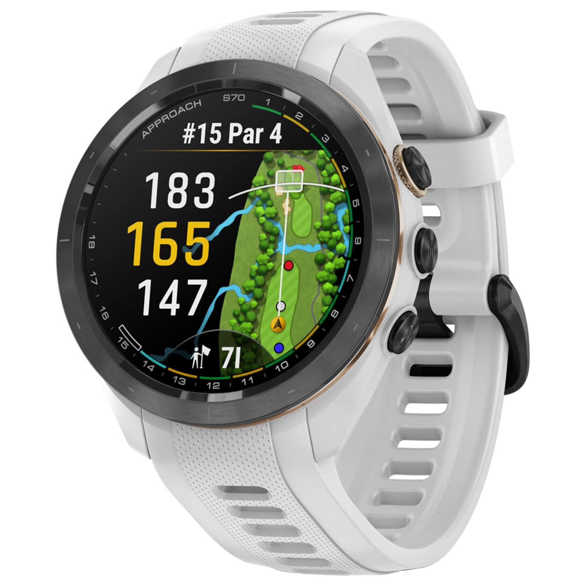 Garmin Approach S70 42mm Premium GPS Golf Watch Ceramic