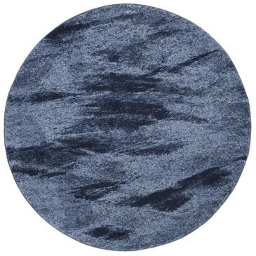 Safavieh Retro RET2891-6065 4" Round Light Blue and Blue Area Rug, , large