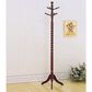 Pacific Landing Coat Rack Withe Twisted Post Warm Cherry, , large
