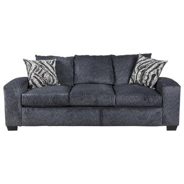 J Cooper USA Gray Queen Liverpool Sleeper Sofa in Charcoal, , large