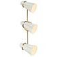 Golden Lighting Reeva 3-Light Bath Vanity with Glossy Ecru Shade in Modern Brass, , large