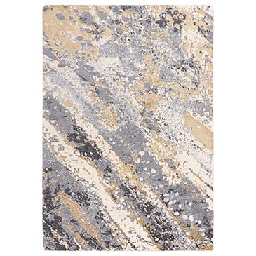 RIZZY Bolero 2"6" x 10" Gray, Gold and Ivory Runner, , large