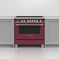 Fisher and Paykel 36" Classic Induction Range with 5 Burners in Red, , large