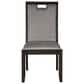 Signature Design by Ashley Hyndell Upholstered Side Chair with Faux Velvet Upholstery in Dark Brown Finish, , large