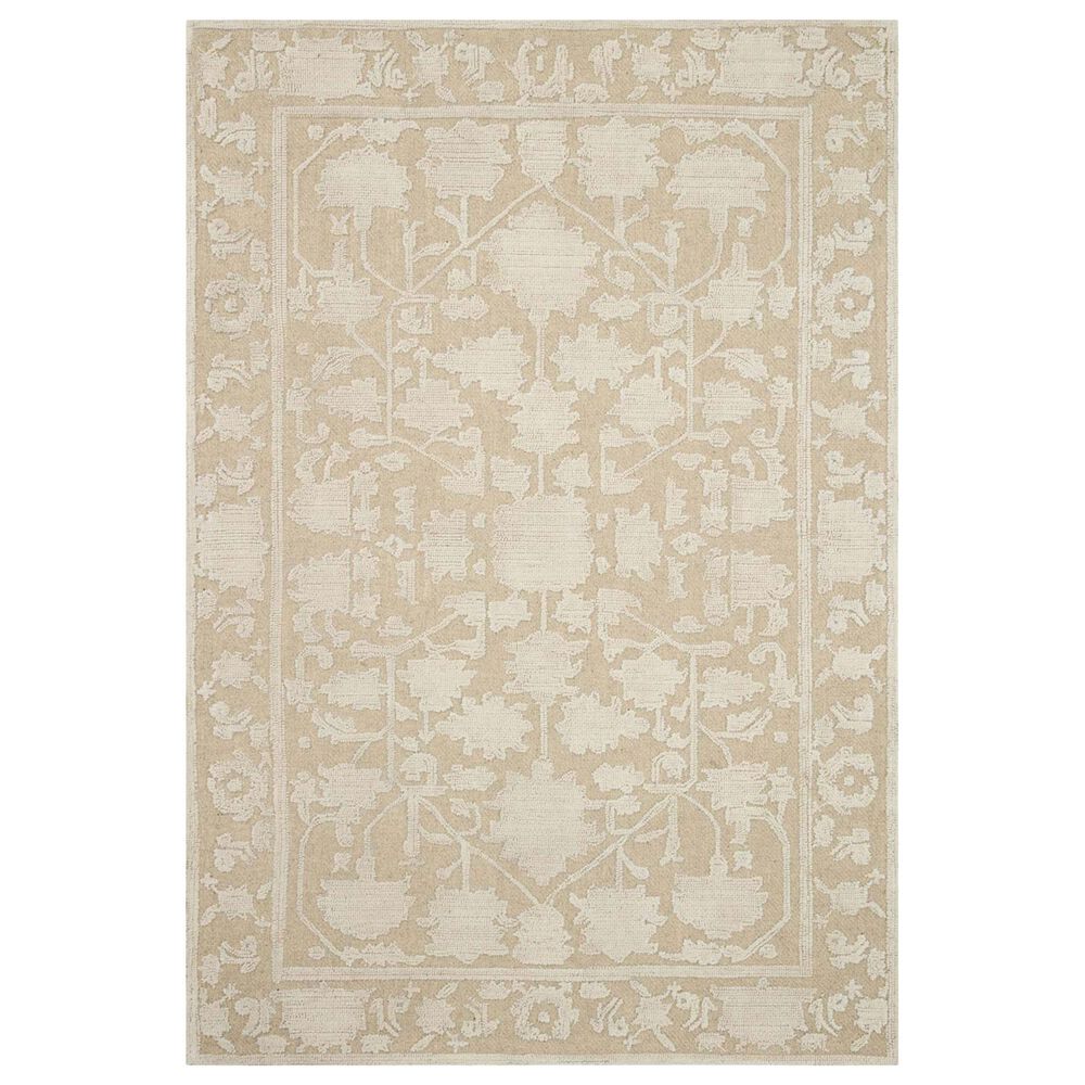 Magnolia Home Gloria 5" x 7"6" Natural and Ivory Area Rug, , large