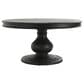 Classic Home Baldwin 60" Round Dining Table in Antique Black - Table Only, , large