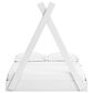 Signature Design by Ashley Hallityn Full Tent Bed in Matte White, , large