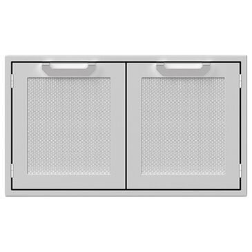 Hestan 36" Double Sealed Pantry Storage Doors in Stainless Steel, , large