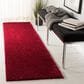 Safavieh August Shag AUG900Q 2"3" x 10" Red Runner, , large