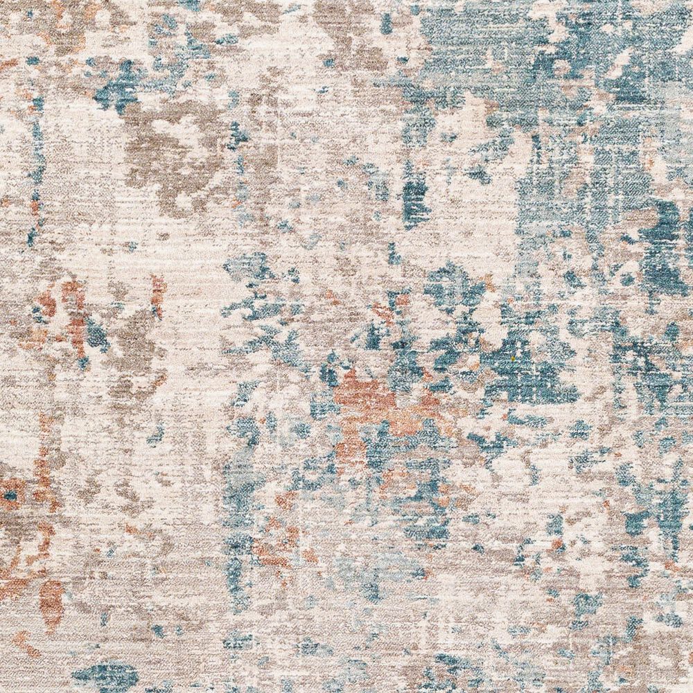 Surya Carlisle 2&#39;11&quot; x 10&#39; Pale Blue, Dusty Pink, Medium Brown, Cream and Charcoal Runner, , large