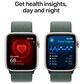 Apple Watch SE GPS + Cellular 44mm Starlight Aluminum Case with Lake Green Sport Loop (Pre-Order), , large