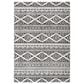 Safavieh Tulum TUL272B 3" x 5" Ivory and Black Area Rug, , large