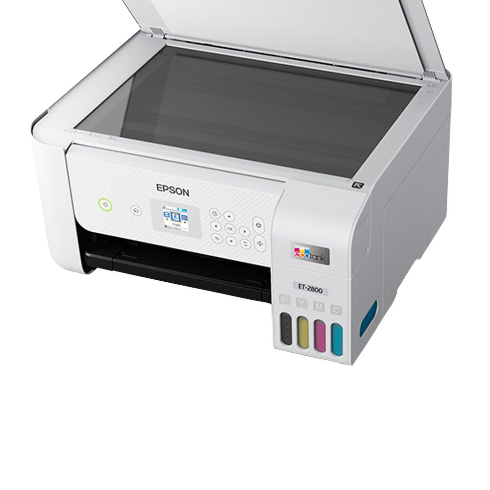 Epson EcoTank ET-2800 Wireless All-in-One Supertank Inkjet Printer in White, , large