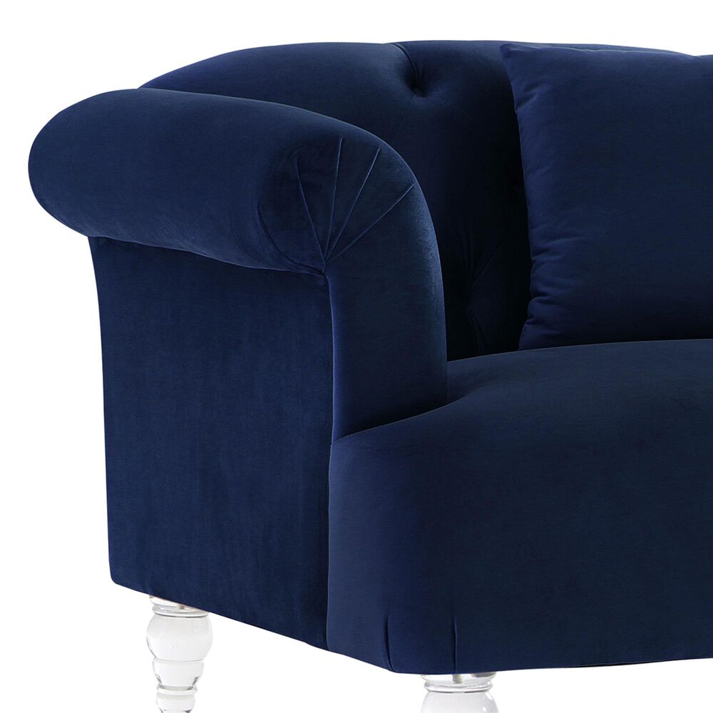 Blue River Elegance Accent Chair in Blue, , large