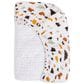 New Haus Terrazzo Changing Pad Cover in White, , large