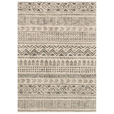 Loloi Emory EB-10 3"10" x 5"7" Stone and Graphite Area Rug, , large