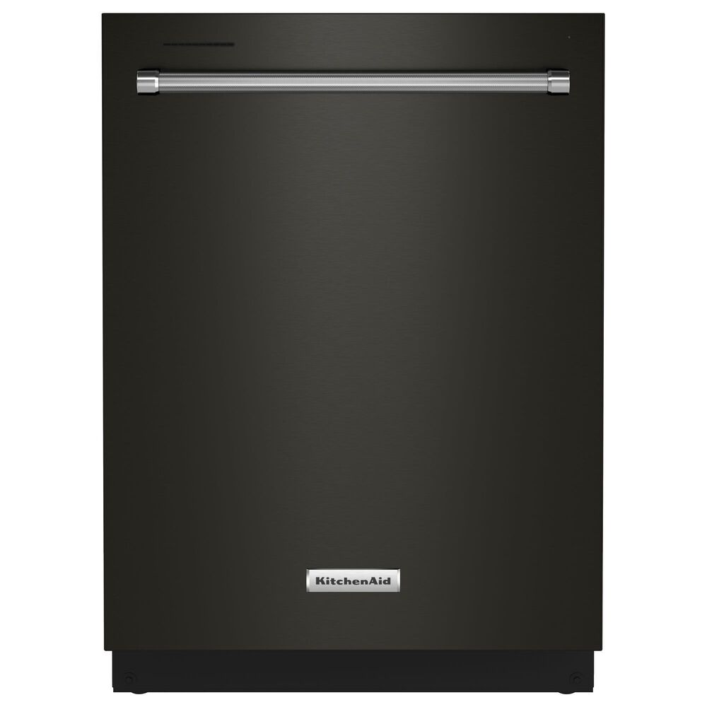 KitchenAid 24" Built-In Bar Handle Dishwasher with 39 Decibel in Black Stainless Steel, , large