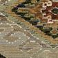 Oriental Weavers Andorra 7"10" x 10"10" Green and Multicolor Area Rug, , large