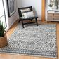 Safavieh Tulum TUL267 9" x 12" Ivory and Black Area Rug, , large