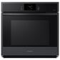 Samsung 2-Piece Kitchen Package with Matte Black Steel 30" Built-In Convection Single Wall Oven and Black Stainless Steel 30" Cooktop, , large