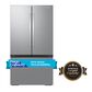 Samsung Large Capacity 3-Door French Door 32 cu. ft. Refrigerator with Dual Auto Ice Maker in Stainless Steel, , large