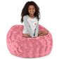 Jaxx Saxx 3" Bean Bag Chair in Rose Quartz, , large