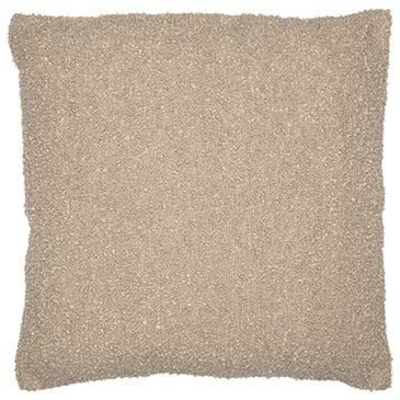 L.R. Home Boucle 18" x 18" Throw Pillow in Smoke Gray, , large