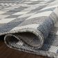 Loloi II Rainier 2"2" x 3"9" Ivory and Denim Indoor/Outdoor Area Performance Rug, , large