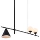 Zuo Modern Richiza Ceiling Lamp in Black, , large