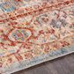 Surya Mirabel 10" x 14" Teal, Aqua, Gray, Burnt Orange, Olive and Beige Area Rug, , large